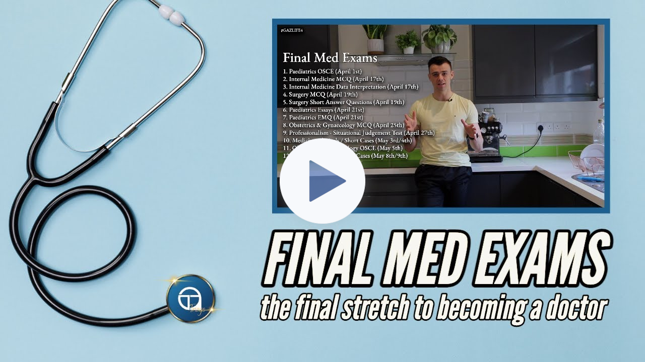 Final Med Exams - Are They Hard?! [THE GAZLIFE 4]