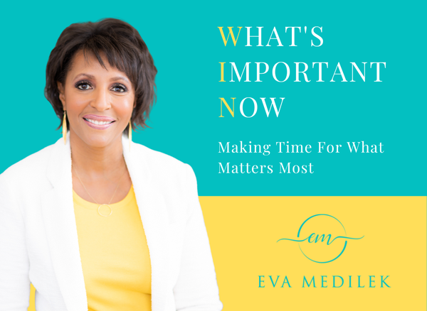What's Important Now - Making Time for What Matters Most with Eva Medilek