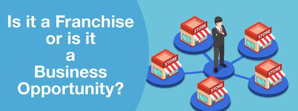 IS IT A FRANCHISE OR IS IT A BUSINESS OPPORTUNITY?