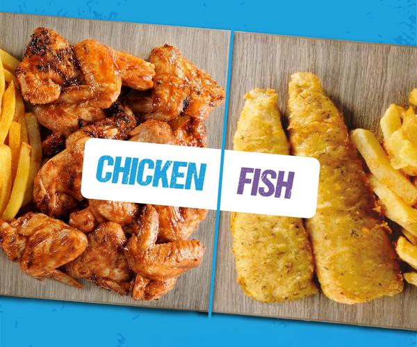 Real Fish Chicken and Chips