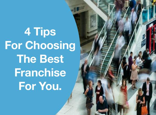 4 Tips For Choosing The Best Franchise For You.