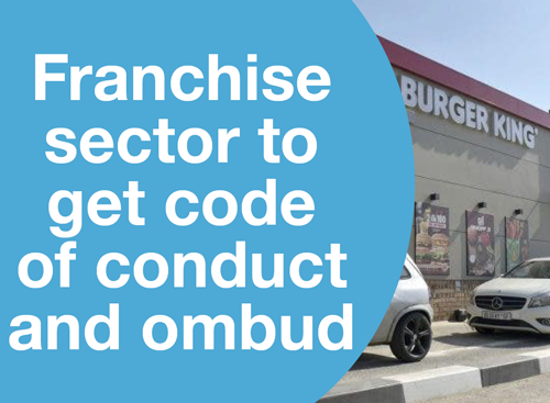 Franchise sector to get code of conduct and ombud