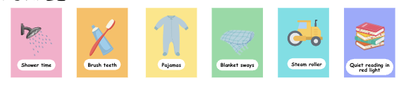 Mother with kids watching movie