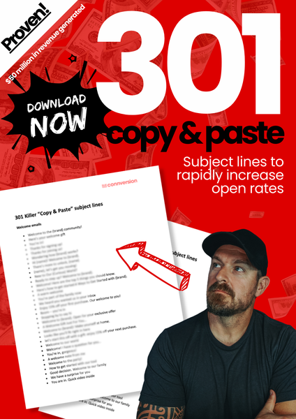 301 killer subject lines