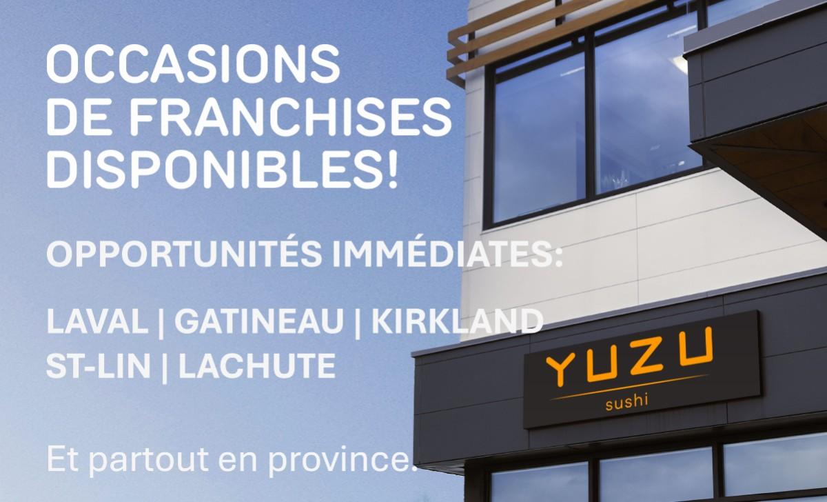 Opportunité de franchise Yuzu sushi