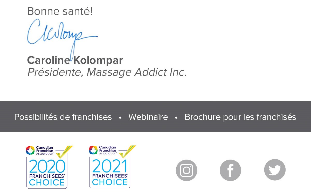 Franchise Massothérapie Massage Addict