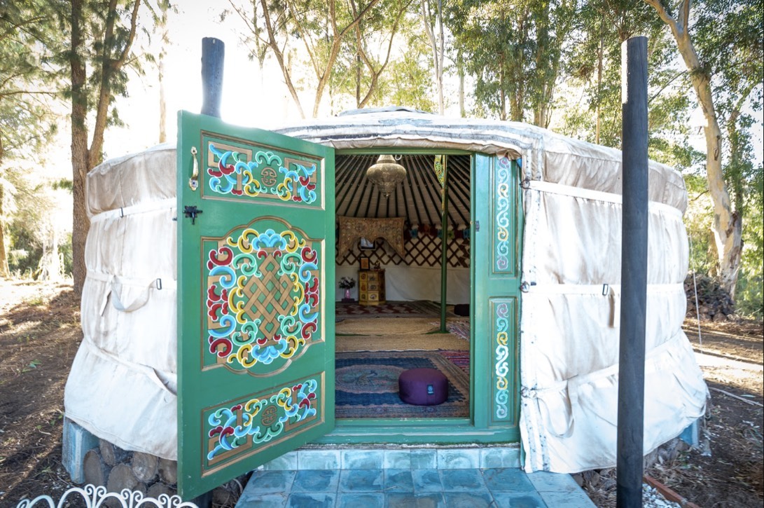 The meditation yurt