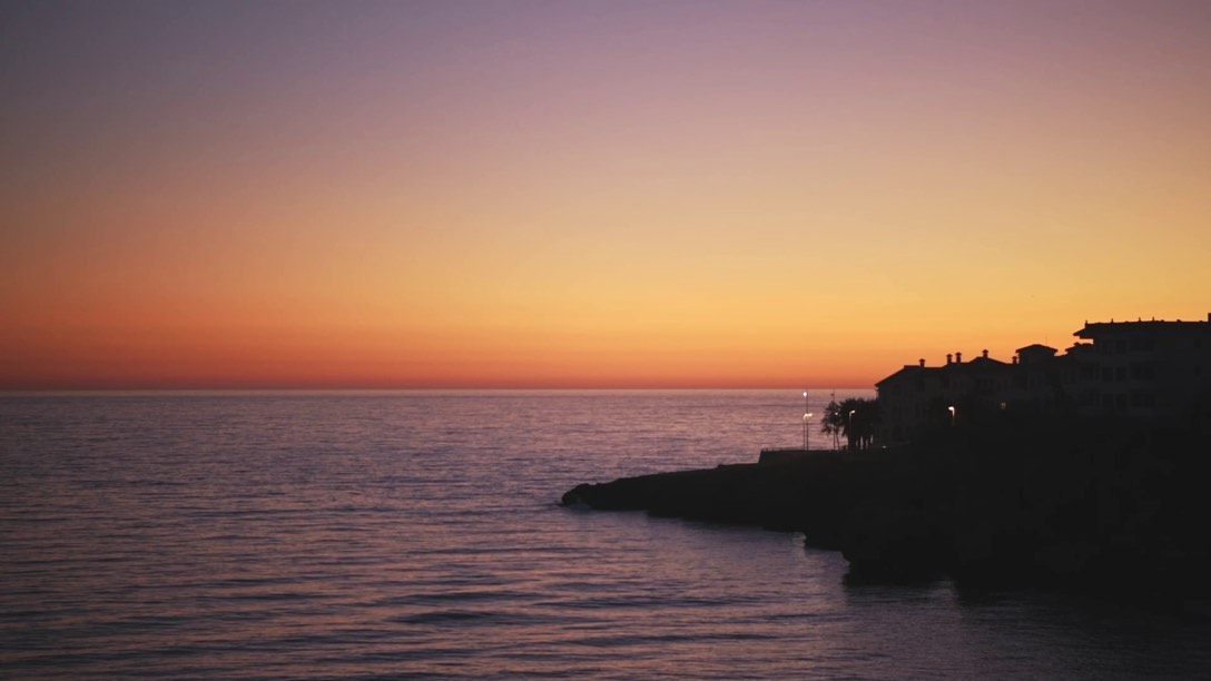 Sunset over the Mediterranean