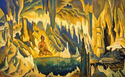 Buddha, the Winner. Nicholas Roerich. 