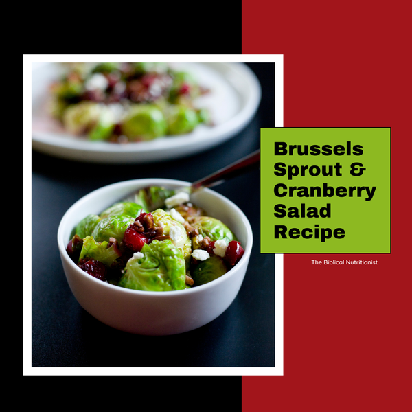 Brussels Sprout and Cranberry Salad