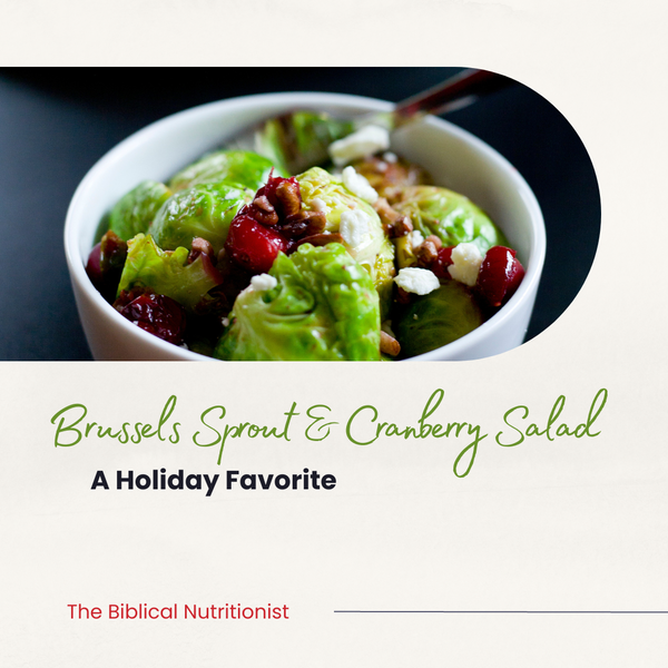 Brussels Sprout & Cranberry Salad