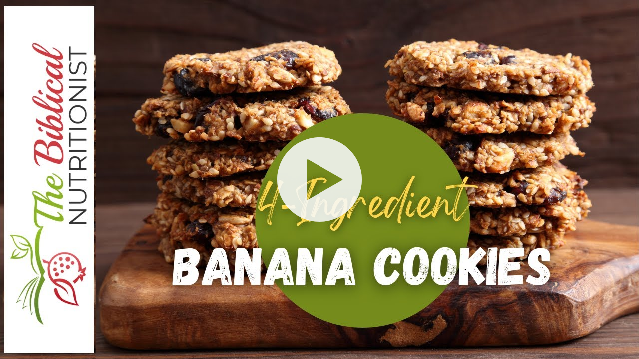 4-Ingredient Healthy Banana Cookies You Can Make TODAY!