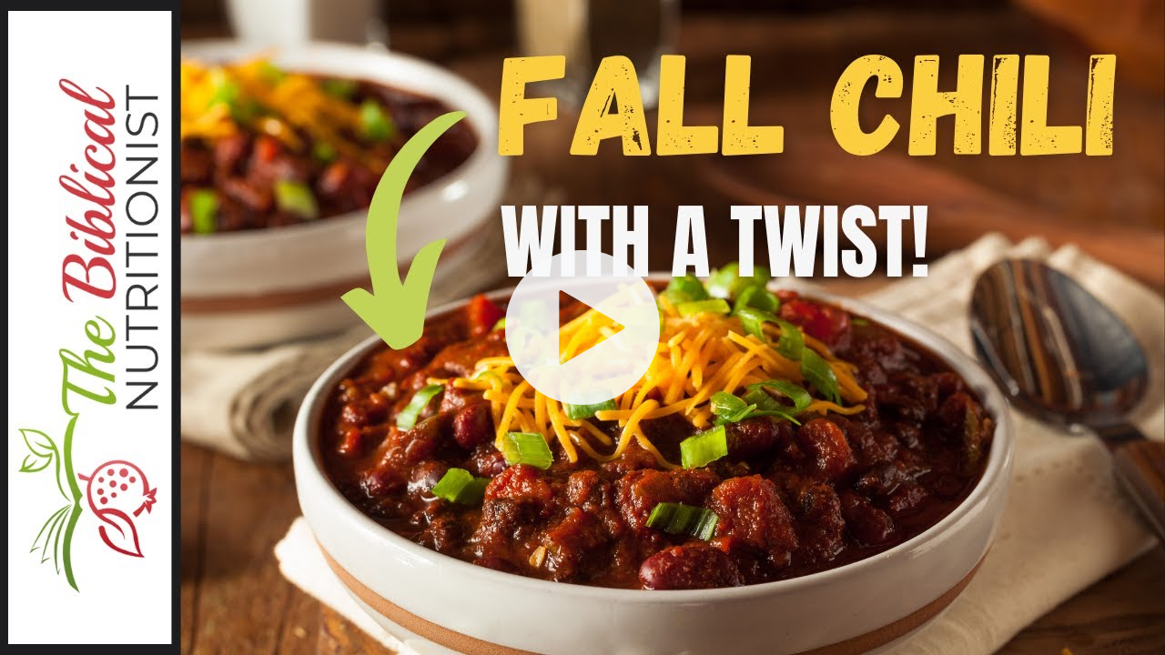Fall Must-Have! Healthy Chili Recipe Vegetarian-Friendly