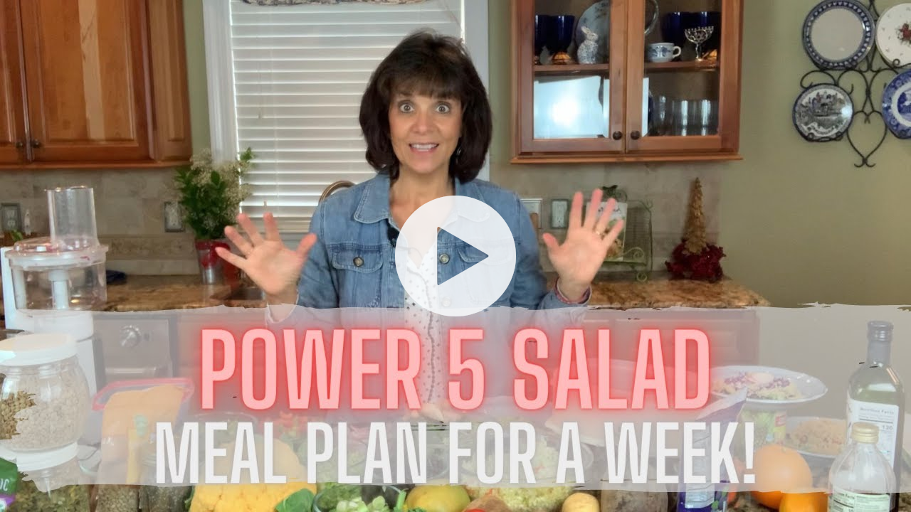 How to Make the Power 5 Salad - Meal Plan for a Week!