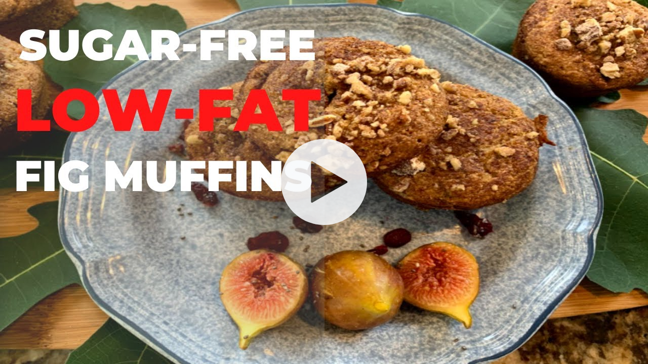 Best Sugar-Free Pecan Fig Muffins - A Holiday and "Any Day" Favorite!