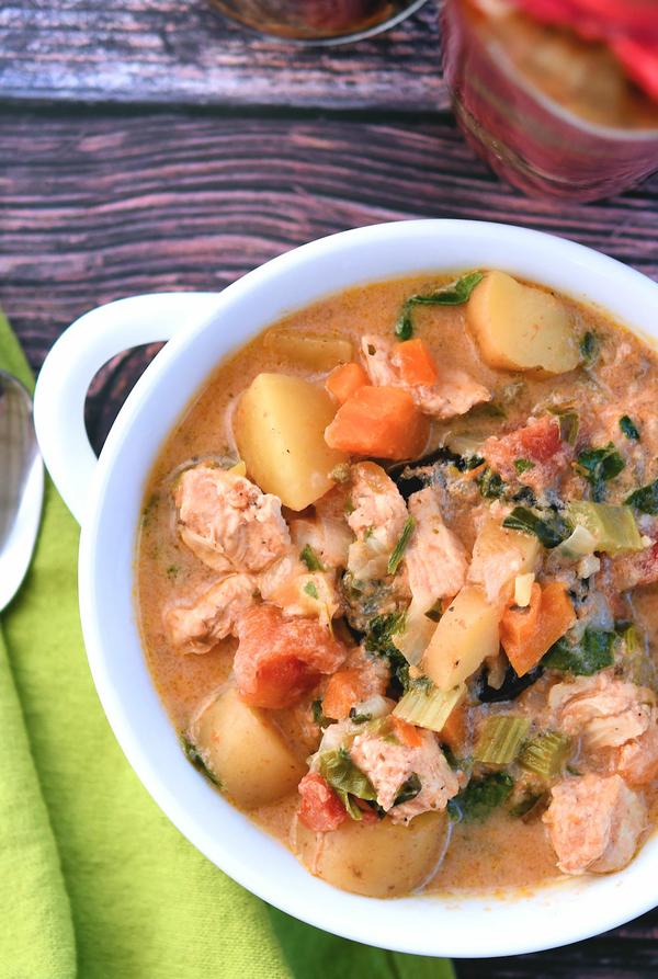 Creamy Tuscan Chicken Soup