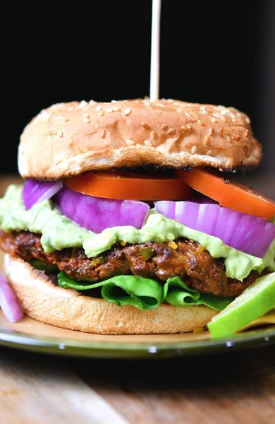 Venison Burger with Chorizo