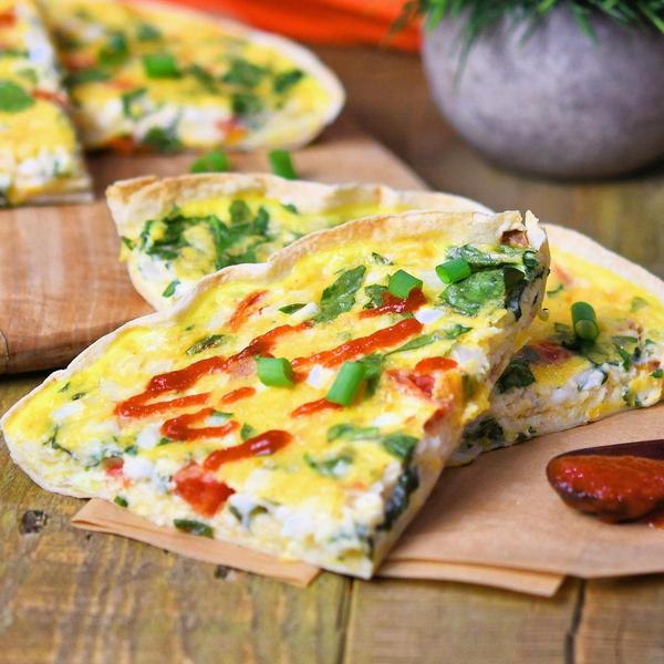 Tortilla Quiche Bake With Cottage Cheese TikTok Recipe