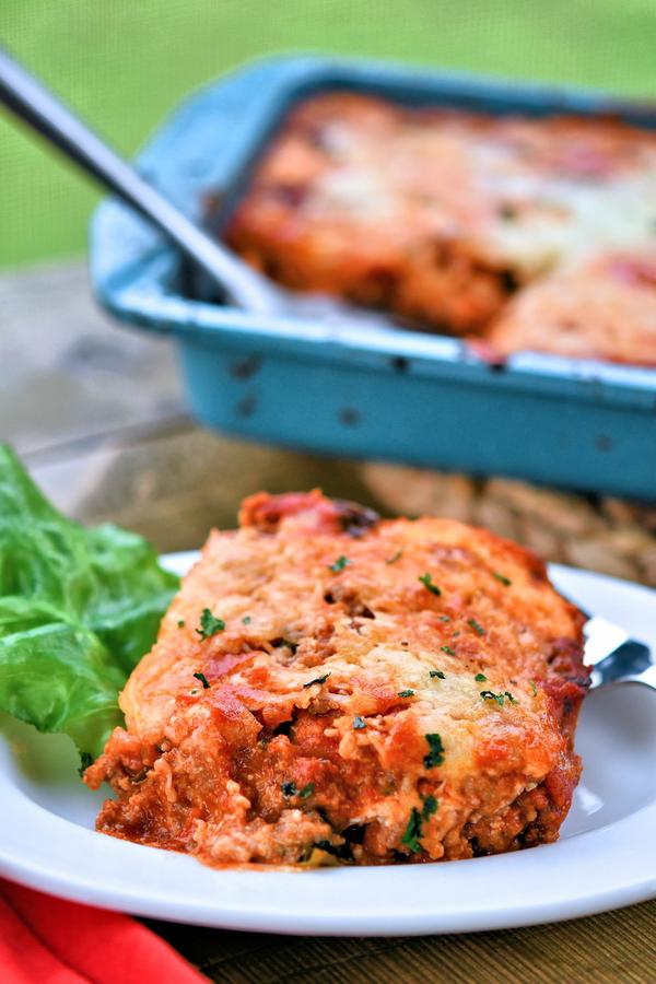 Keto Ground Beef Lasagna