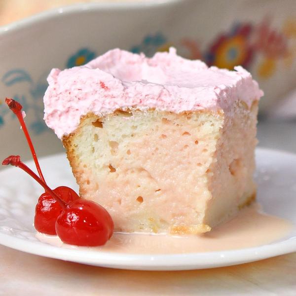 Cherry Tres Leches Cake Recipe