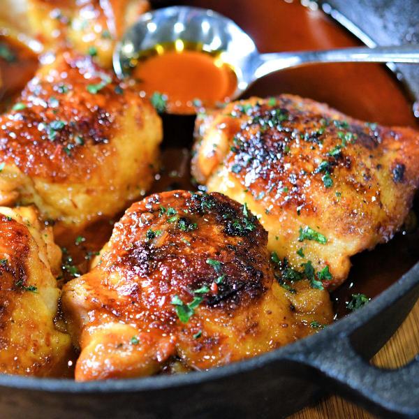one skillet Sweet and Spicy Chicken
