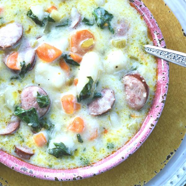 Instant Pot Gnocchi Soup