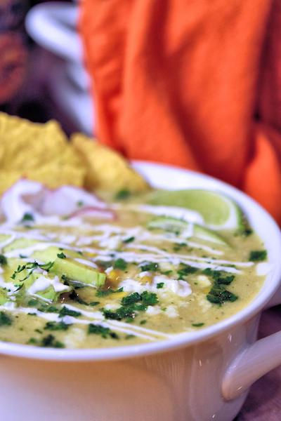 Green Chile Chicken Soup