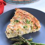 Ham and Asparagus Quiche