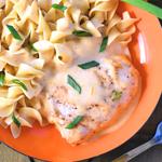 Easy Chicken Dinner with Creamy Cheese Sauce