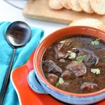 Instant Pot Steak and Mushrooms Soup
