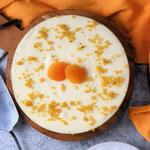 No Bake Apricot Cheesecake