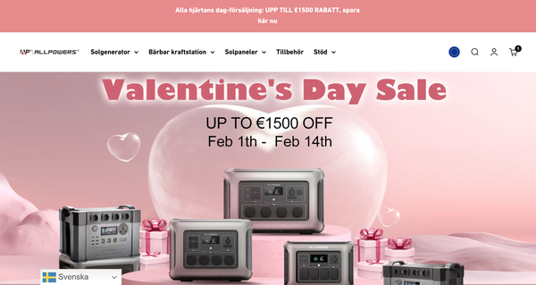 Allpowers Valentines Day Sales