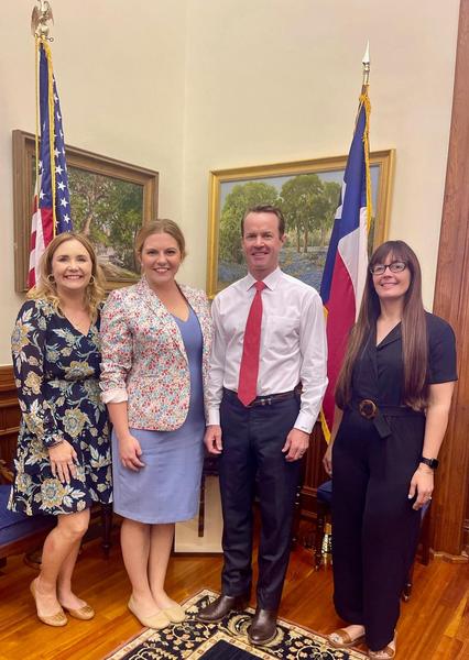 Speaker Dade Phelan meets with The Arc of Texas and of Greater Beaumont.