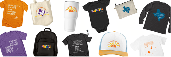 A collage of items from The Arc of Texas Store.