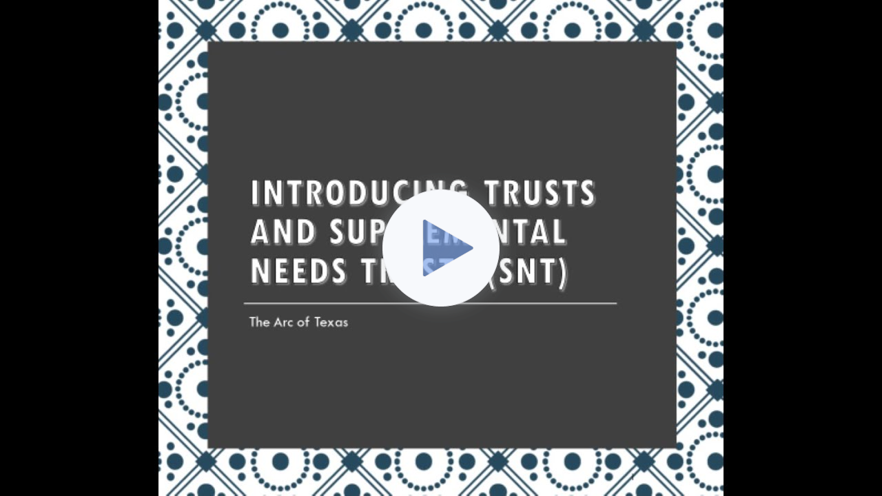 Intro to Trusts