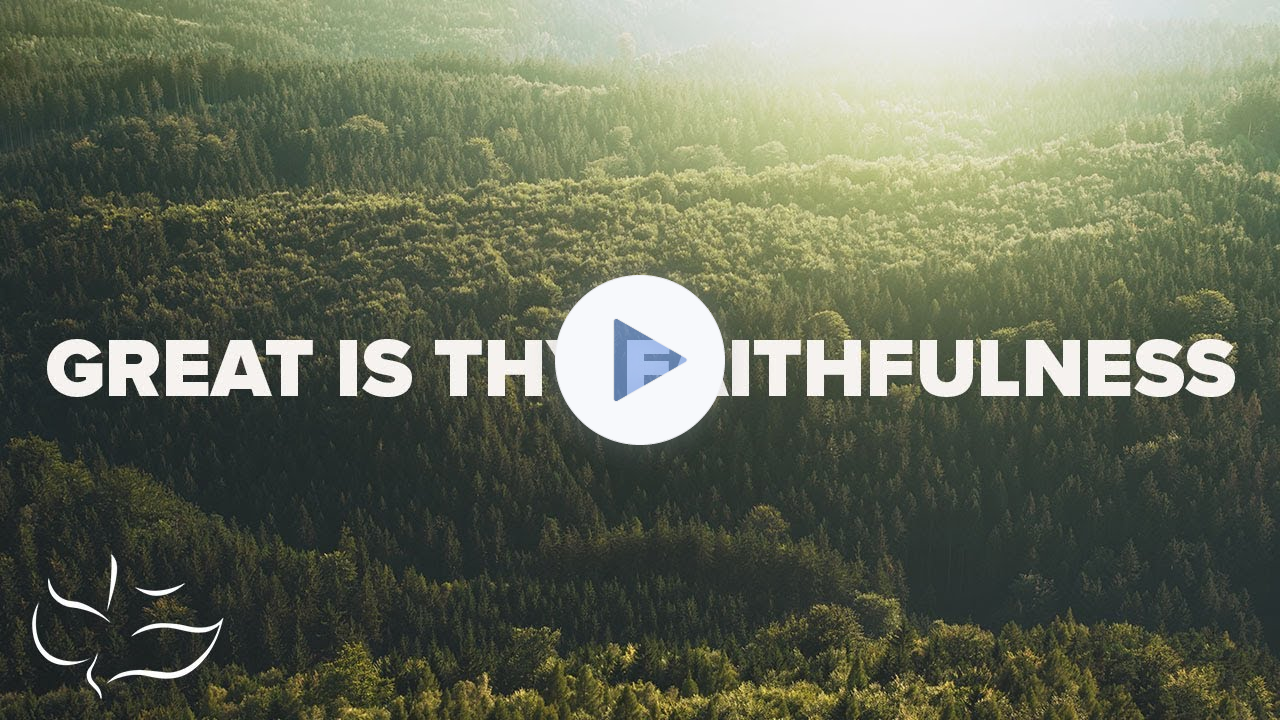 Great Is Thy Faithfulness | Maranatha! Music (Lyric Video)