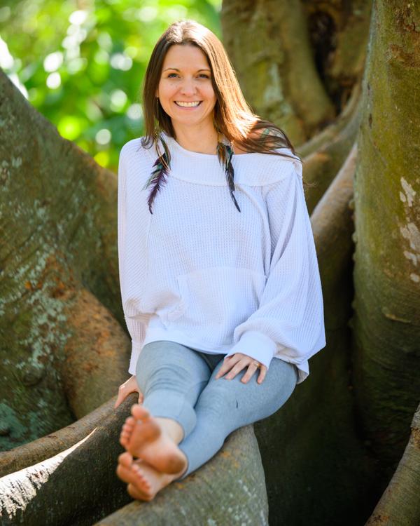 Writer sitting on chair