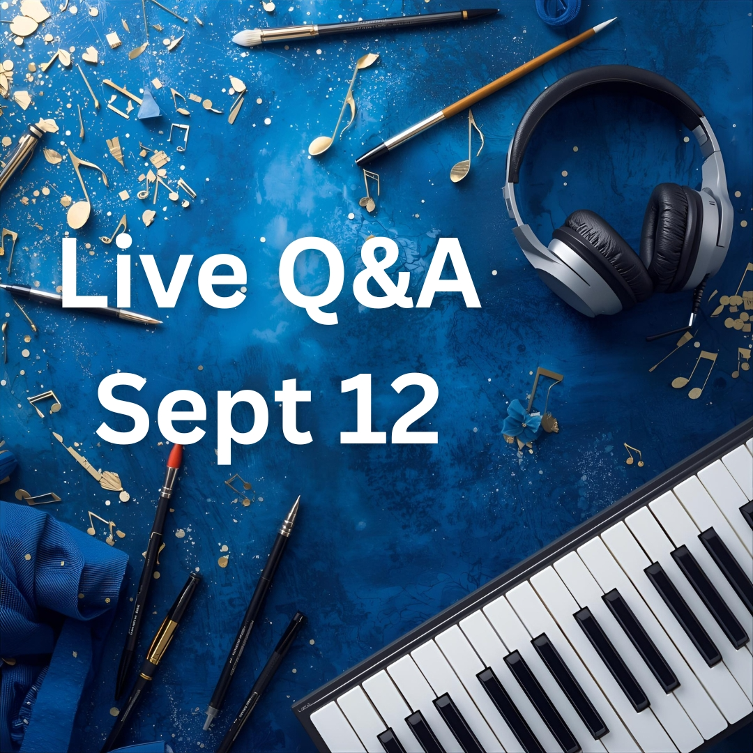 Live Q&A Sept 12 - Ticket Link