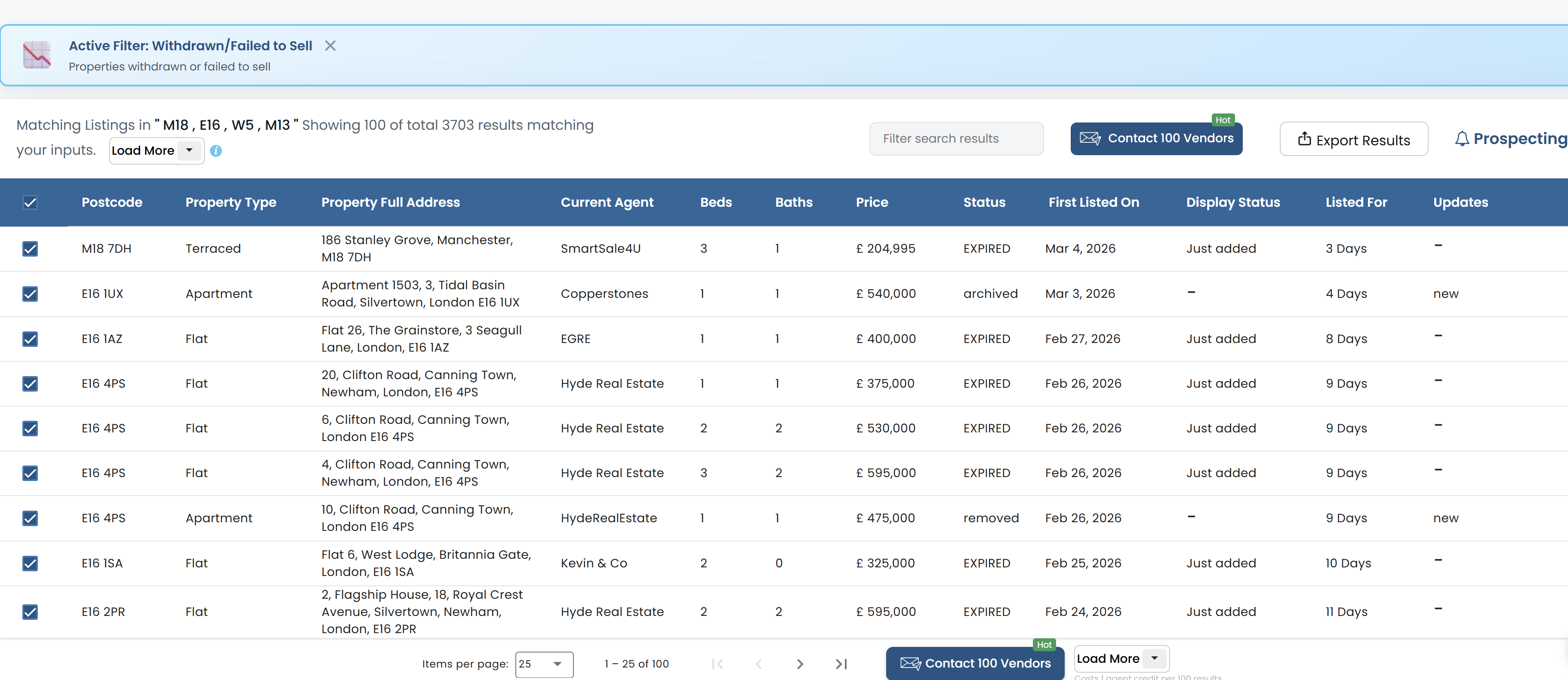 Check out Off Market AI Prospects in your area