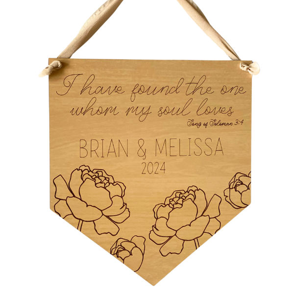 custom wedding sign