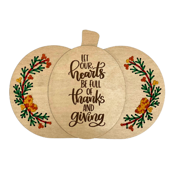 pumpkin embroidery