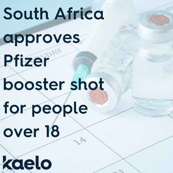SA Approves Pfizer Booster