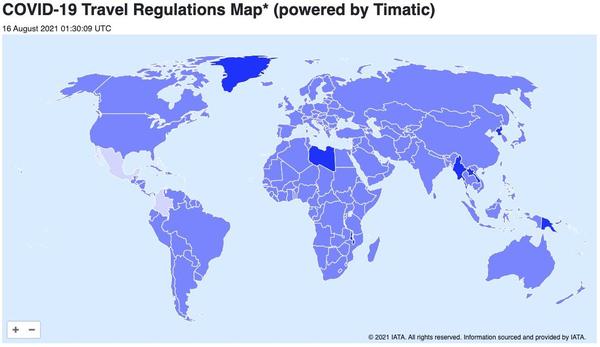 Timatic Interactive Map