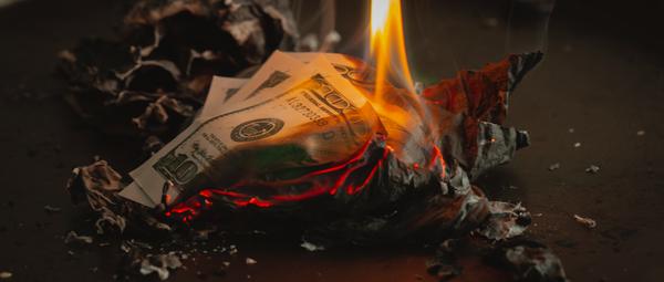 Burning Money Image