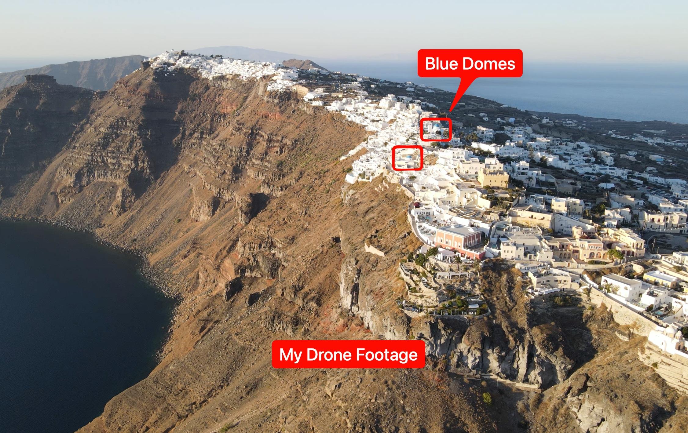 find the blue domes