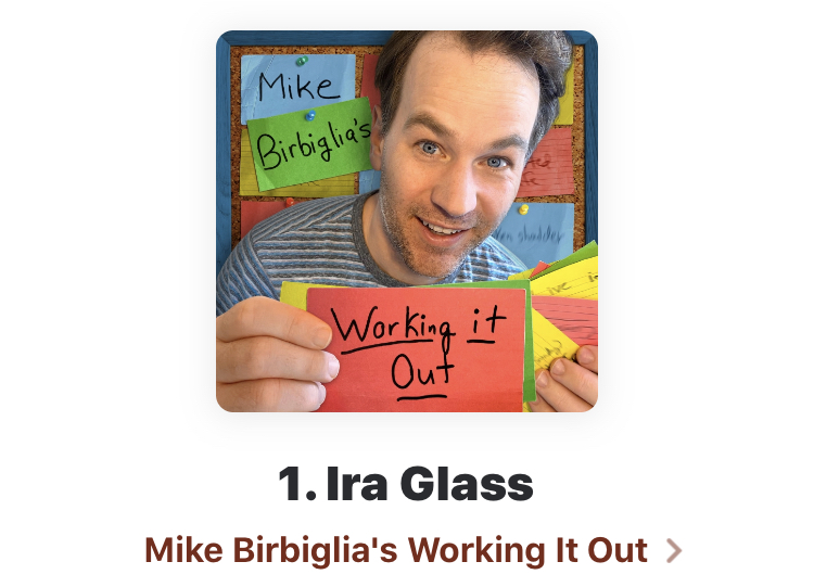 Mike Birbiglia's Working it Out podcast