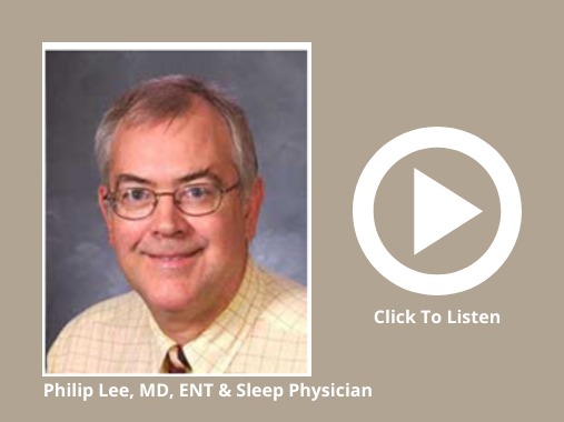 Listen to Dr. Lee's podcast on diagnosing and treating sleep apnea