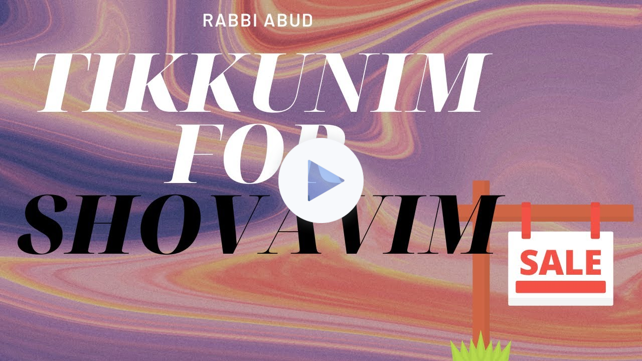 Shovavim testimonial \ Fixing your soul on sale