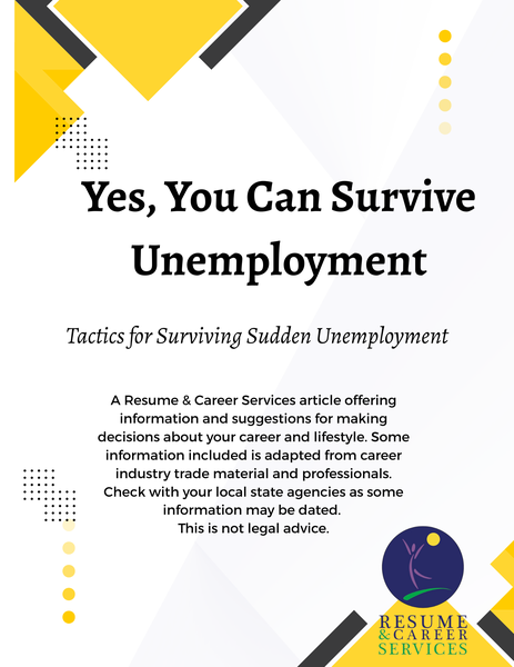 You Can Survive Unemployment