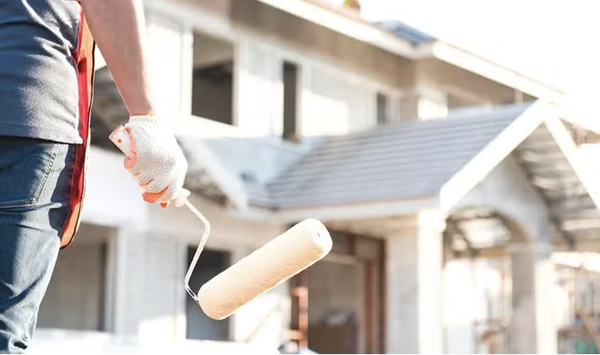 Couple making dinner